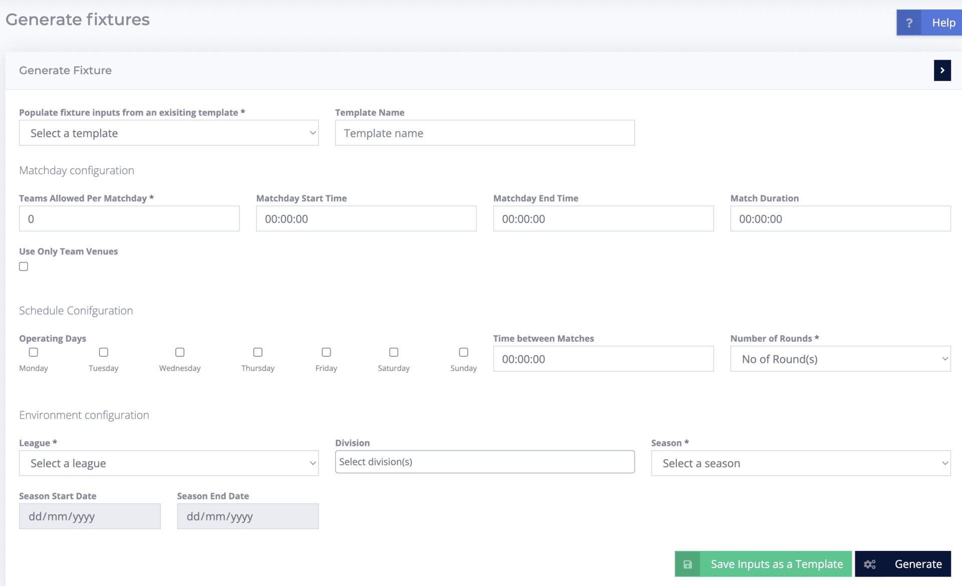 fixture generator