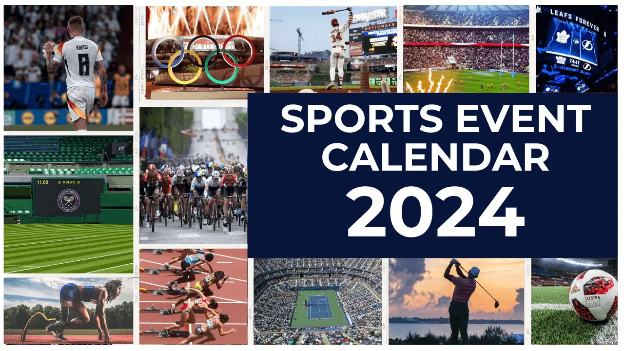 calendar of sports events